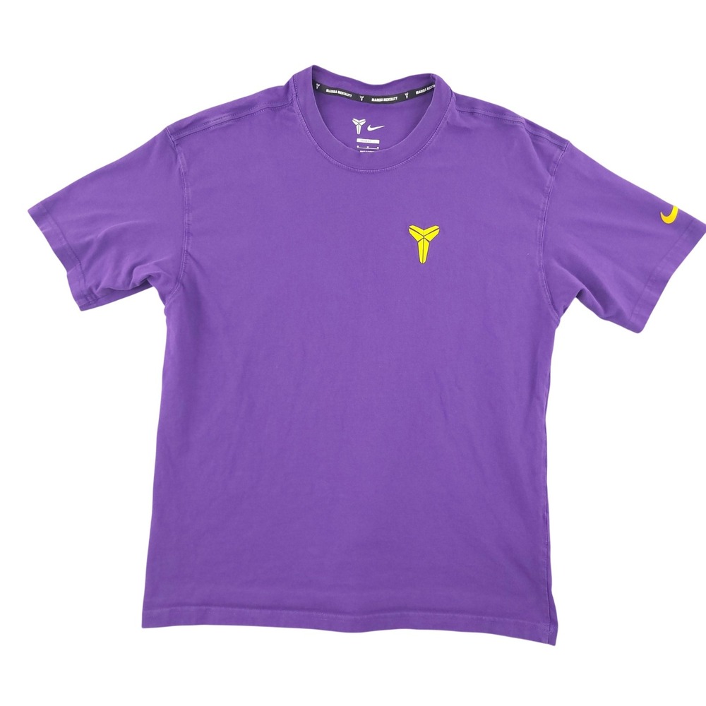 Nike Tee Kobe Bryant Shirt Mens Medium Purple NBA Basketball Mamba Mentality